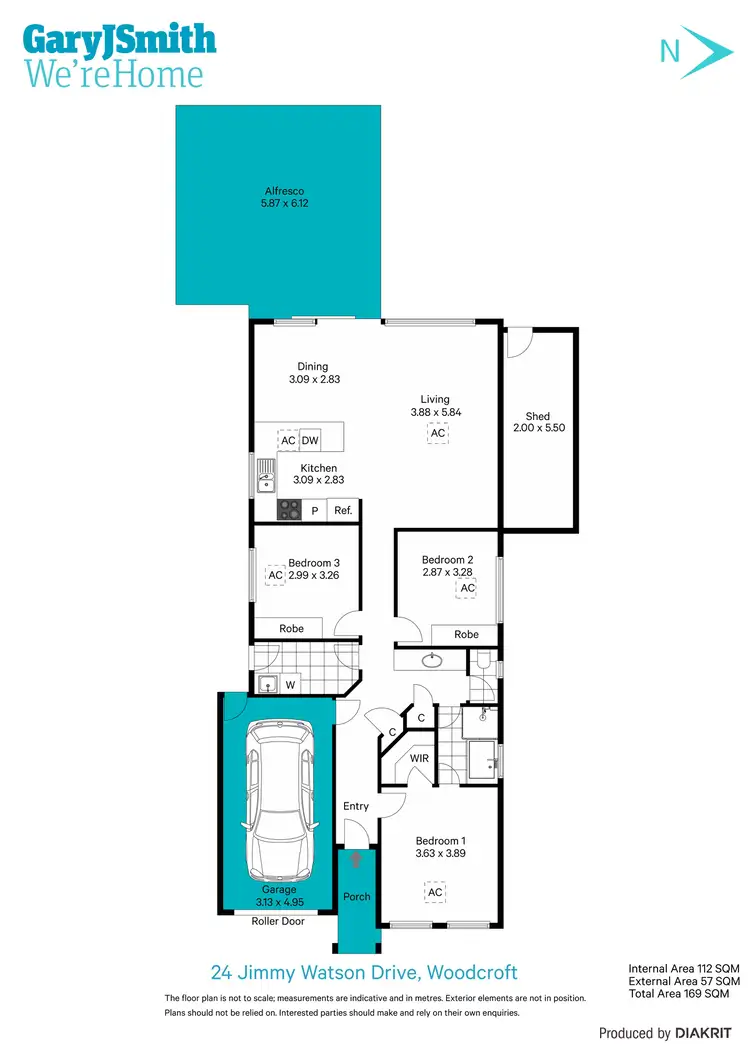 Floorplan of Homely house listing, 24 Jimmy Watson Drive, Woodcroft SA 5162