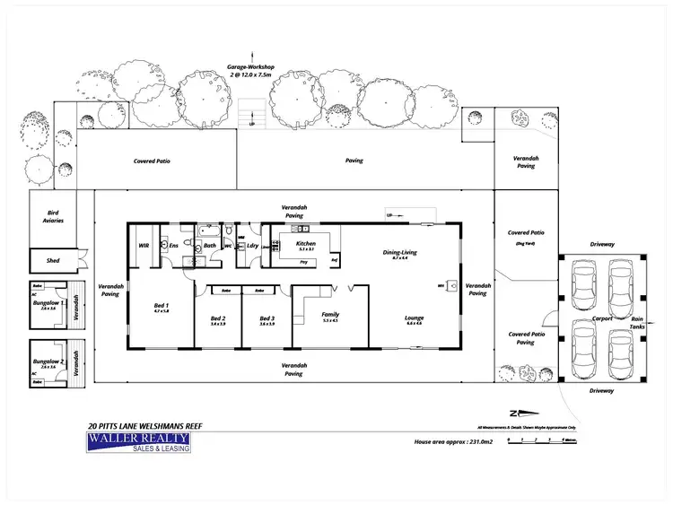 Floorplan of Homely house listing, 20 Pitts Lane, Welshmans Reef VIC 3462