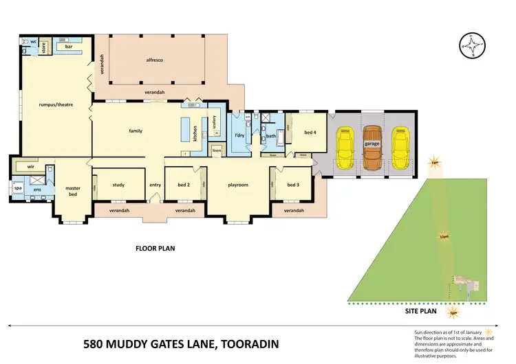 Floorplan of Homely house listing, 580 Muddy Gates Lane, Tooradin VIC 3980