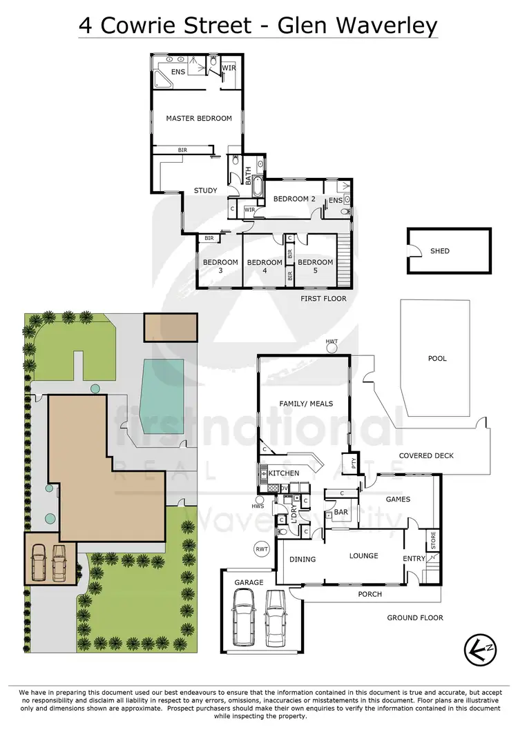 Floorplan of Homely house listing, 4 Cowrie Street, Glen Waverley VIC 3150