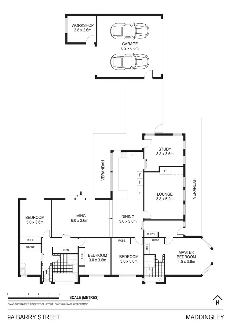 Floorplan of Homely house listing, 9A Barry Street, Maddingley VIC 3340