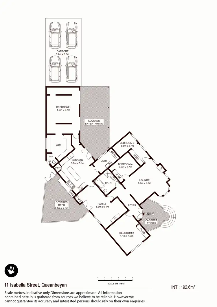 Floorplan of Homely house listing, 11 Isabella Street, Queanbeyan NSW 2620