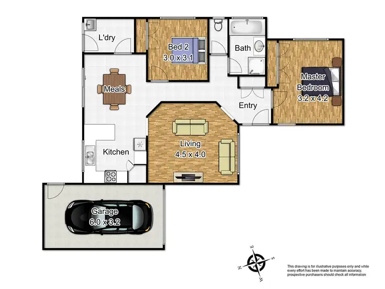 Floorplan of Homely unit listing, 3/24 Ross Street, Dandenong VIC 3175