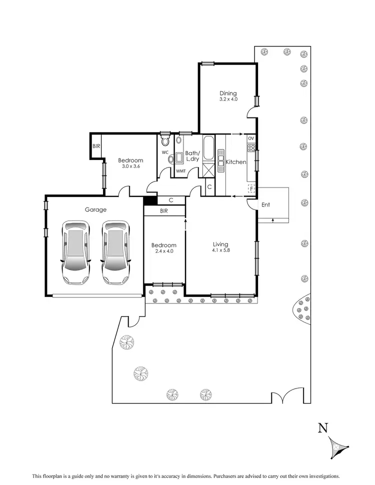 Floorplan of Homely unit listing, 1/49 Second Street, Black Rock VIC 3193