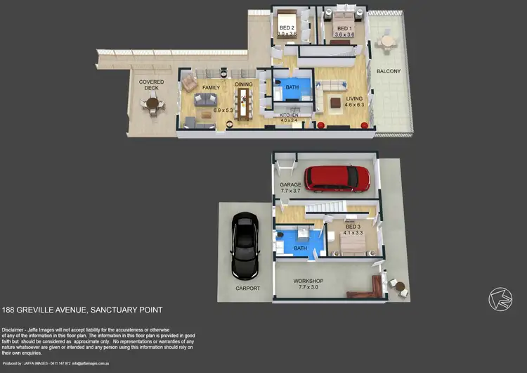 Floorplan of Homely house listing, 188 Greville Avenue, Sanctuary Point NSW 2540