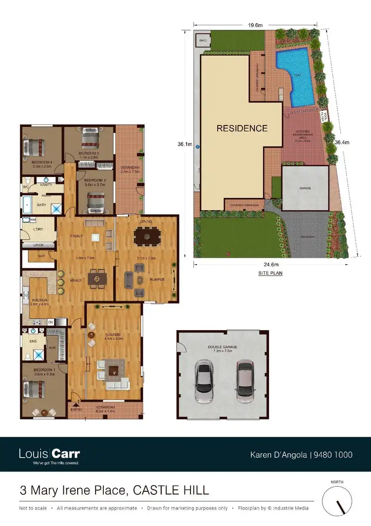 Floorplan of Homely house listing, 3 Mary Irene Place, Castle Hill NSW 2154