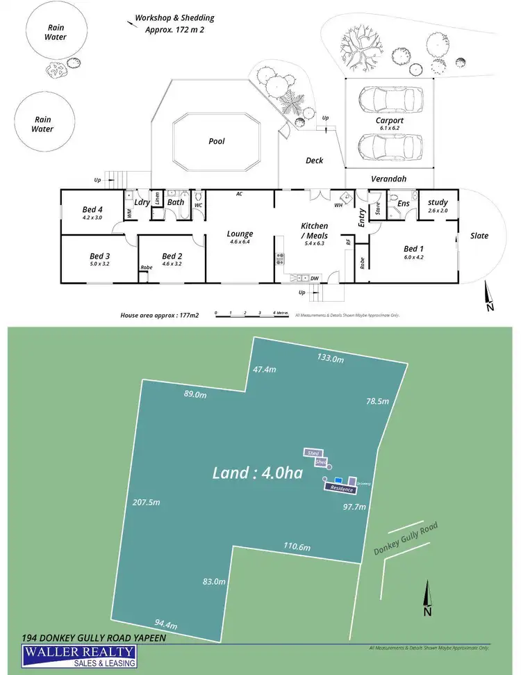 Floorplan of Homely house listing, 194 Donkey Gully Road, Yapeen VIC 3451