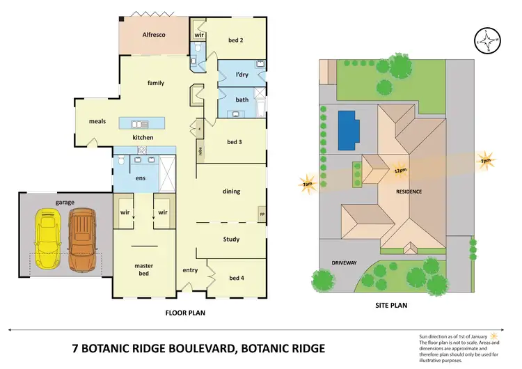 Floorplan of Homely house listing, 7 Botanic Ridge Boulevard, Botanic Ridge VIC 3977