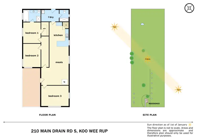 Floorplan of Homely house listing, 210 Main Drain South Road, Koo Wee Rup VIC 3981