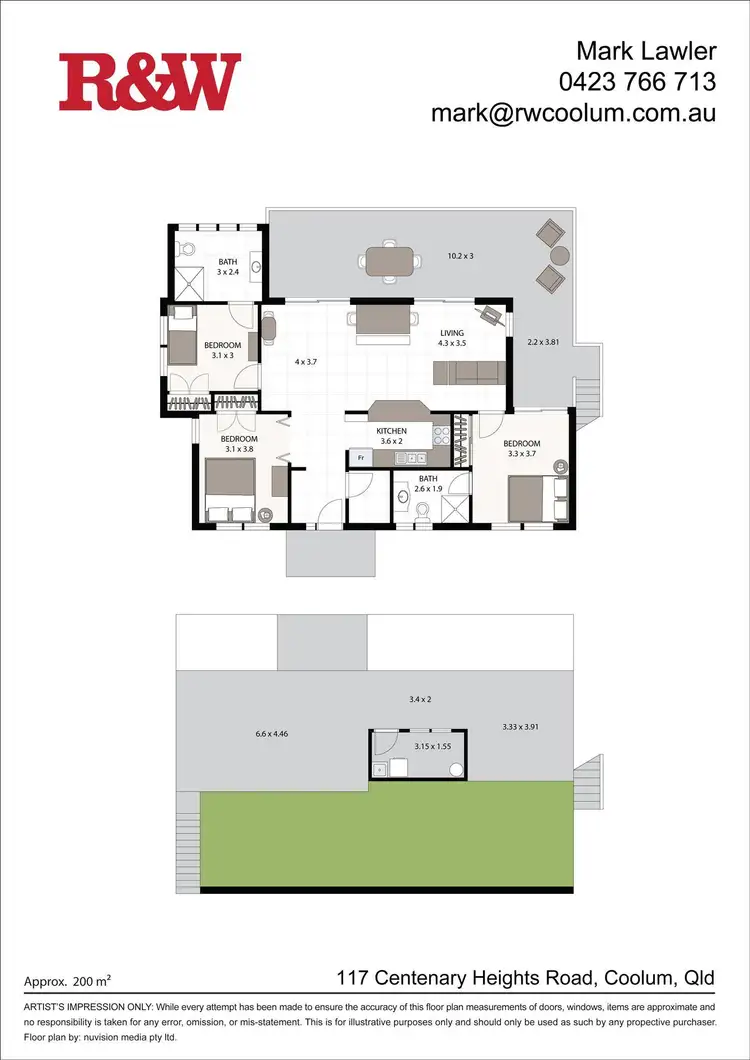 Floorplan of Homely house listing, 117 Centenary Heights Road, Coolum Beach QLD 4573