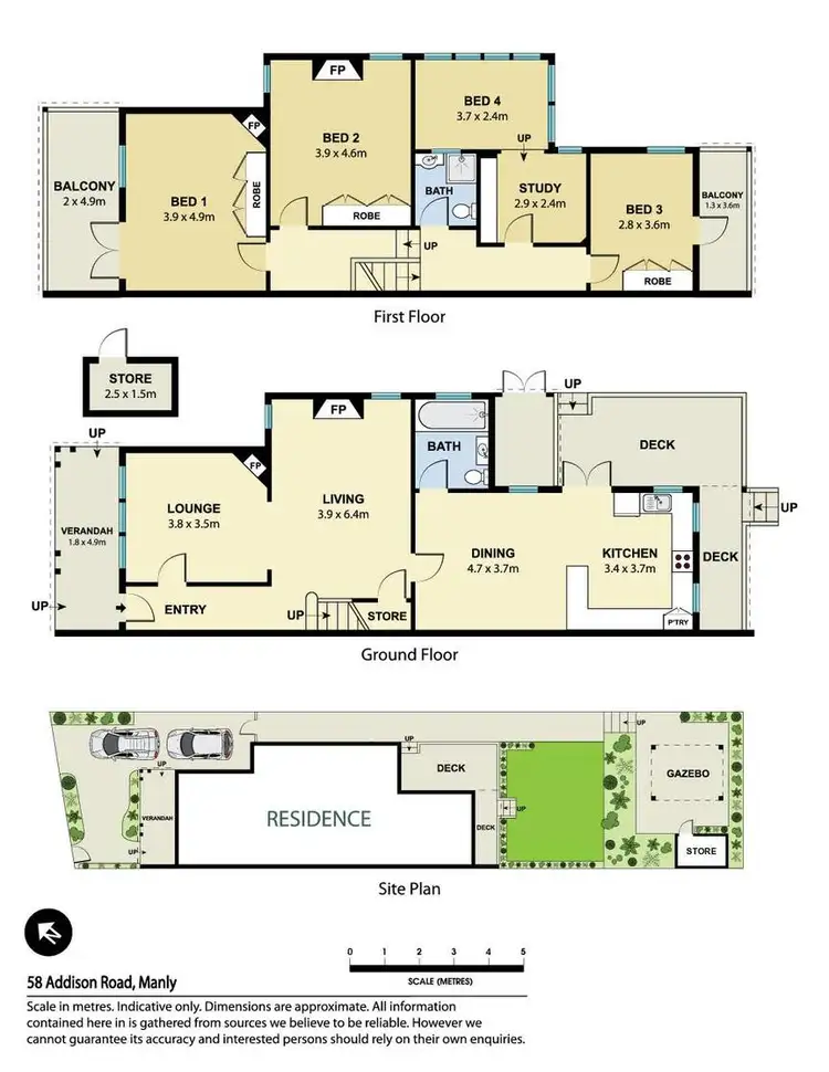 Floorplan of Homely house listing, 58 Addison Road, Manly NSW 2095