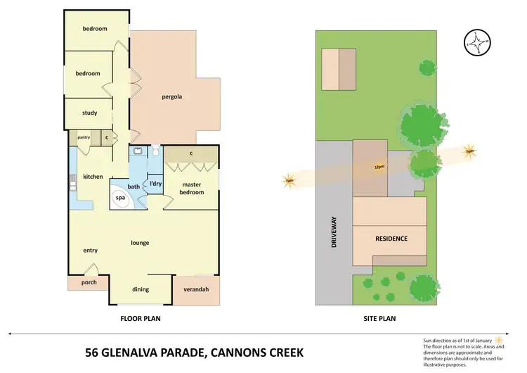 Floorplan of Homely house listing, 56 Glenalva Parade, Cannons Creek VIC 3977