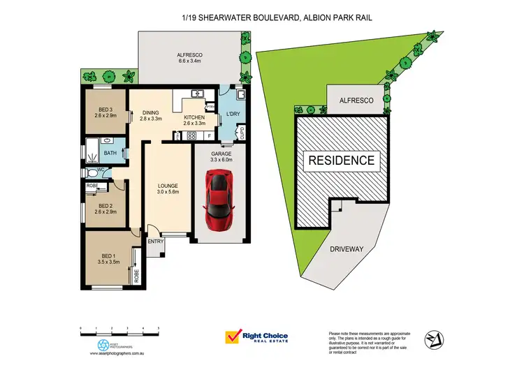 Floorplan of Homely villa listing, 1/19 Shearwater Boulevard, Albion Park Rail NSW 2527