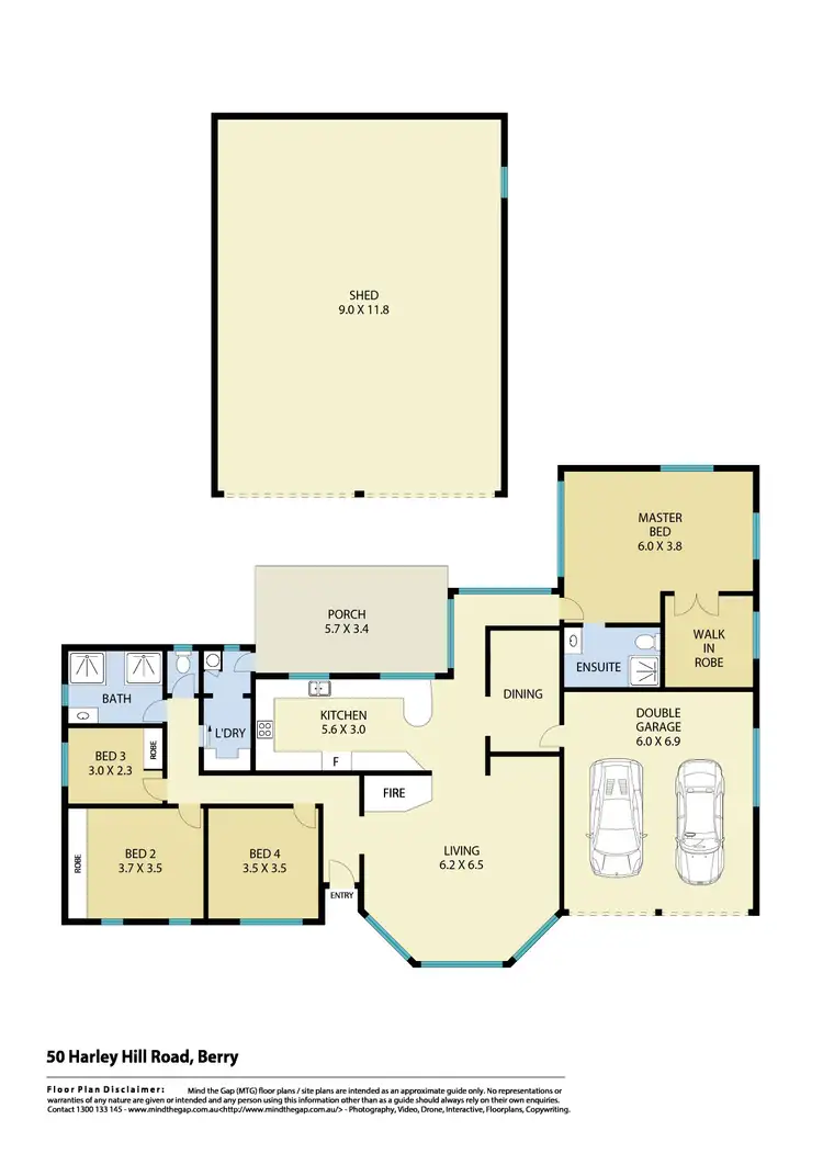 Floorplan of Homely house listing, 50 Harley Hill Road, Berry NSW 2535