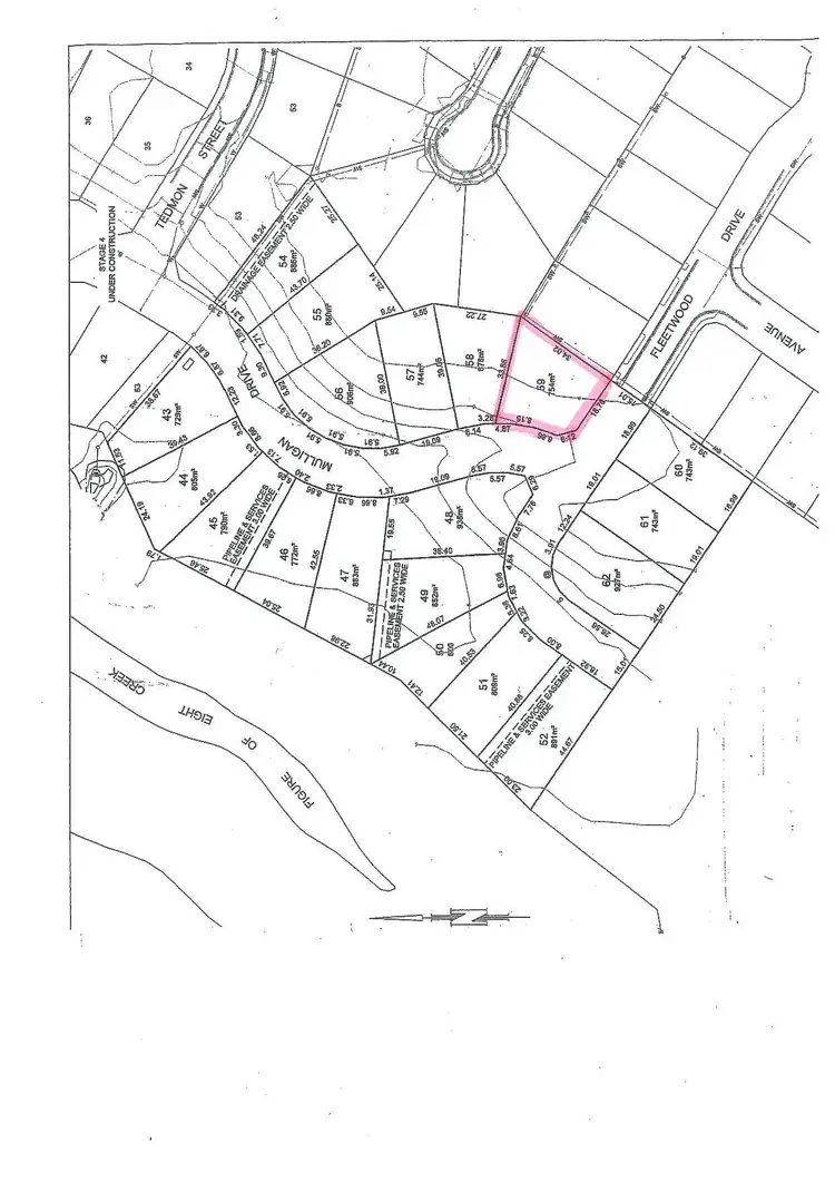 Floorplan of Homely land listing, LOT 59 Fleetwood Drive, Spreyton TAS 7310