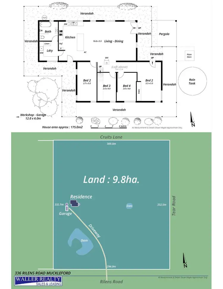 Floorplan of Homely house listing, 336 Rilens Road, Muckleford VIC 3451