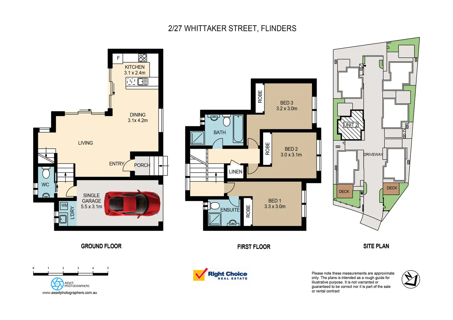 Floorplan of Homely unit listing, 2/27 Whittaker Street, Flinders NSW 2529