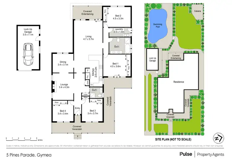 Floorplan of Homely house listing, 5 Pines Parade, Gymea NSW 2227
