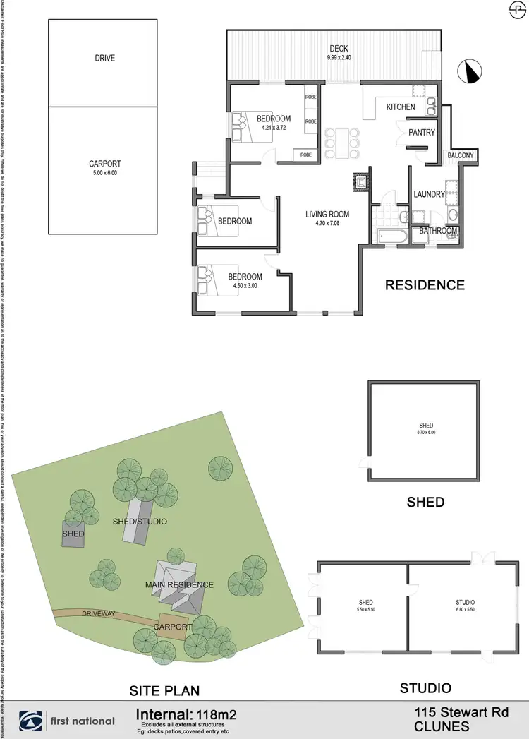 Floorplan of Homely house listing, 115 Stewarts Road, Clunes NSW 2480