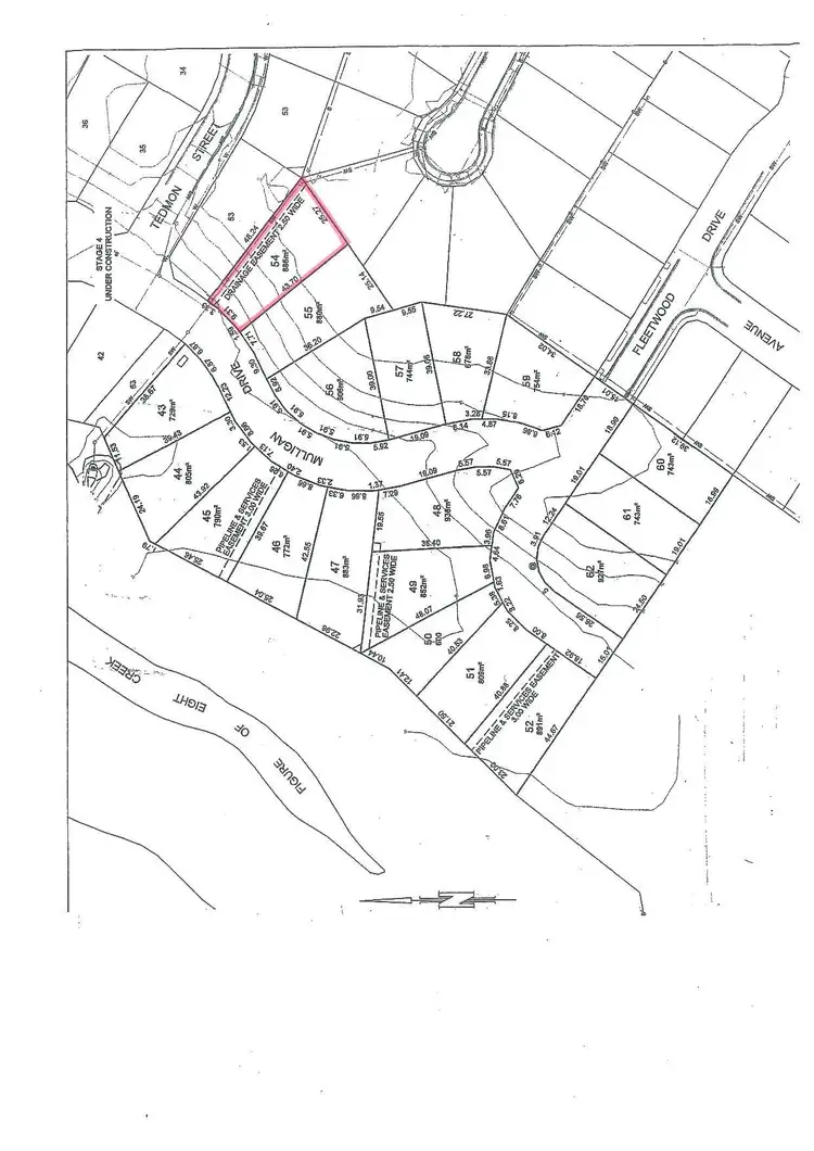 Floorplan of Homely land listing, LOT 54 Mulligan Drive, Spreyton TAS 7310