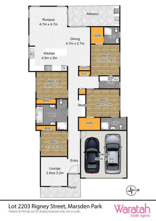 Floorplan of Homely house listing, 5 Rigney Street, Marsden Park NSW 2765