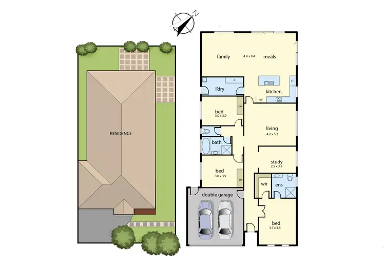 Floorplan of Homely house listing, 12 Eventide Rise, Pakenham VIC 3810