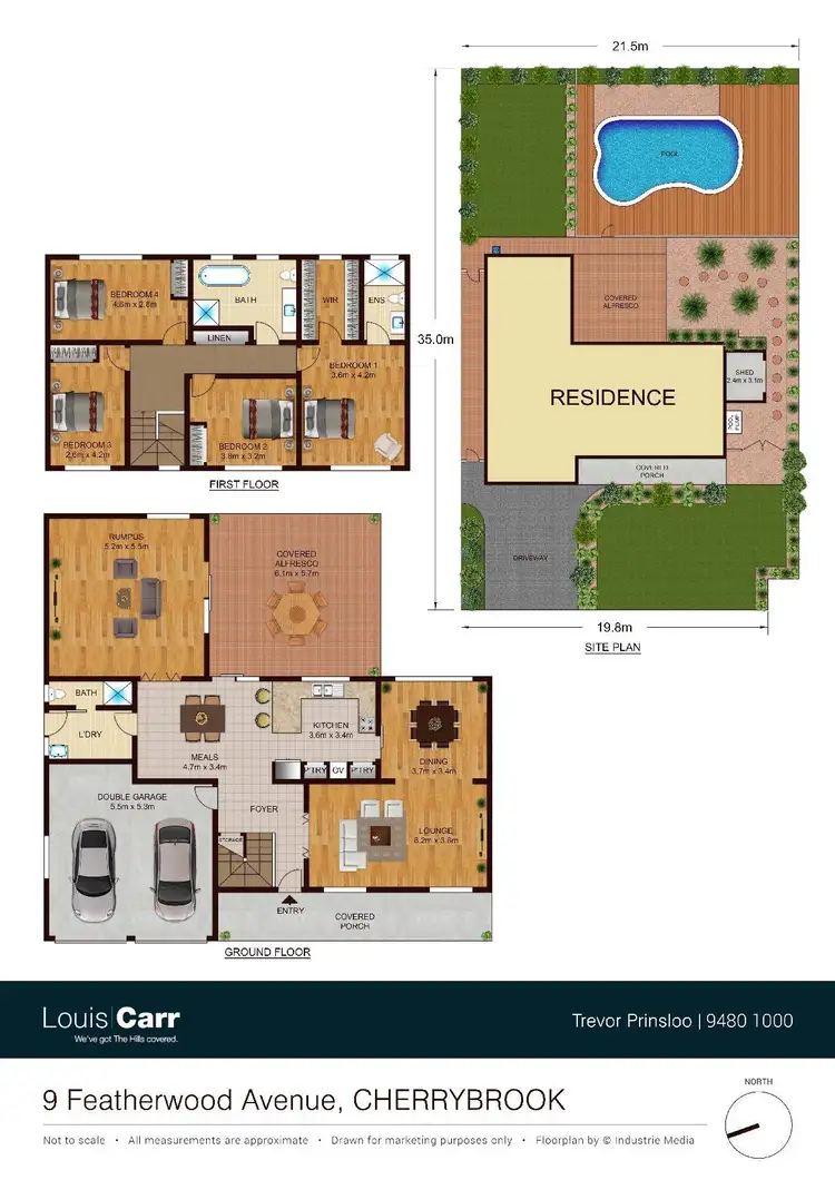 Floorplan of Homely house listing, 9 Featherwood Avenue, Cherrybrook NSW 2126