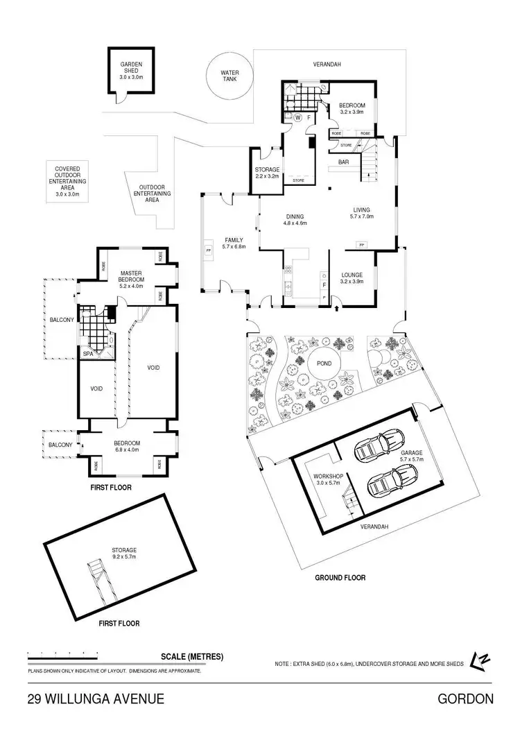 Floorplan of Homely house listing, 29 Willunga Avenue, Gordon VIC 3345