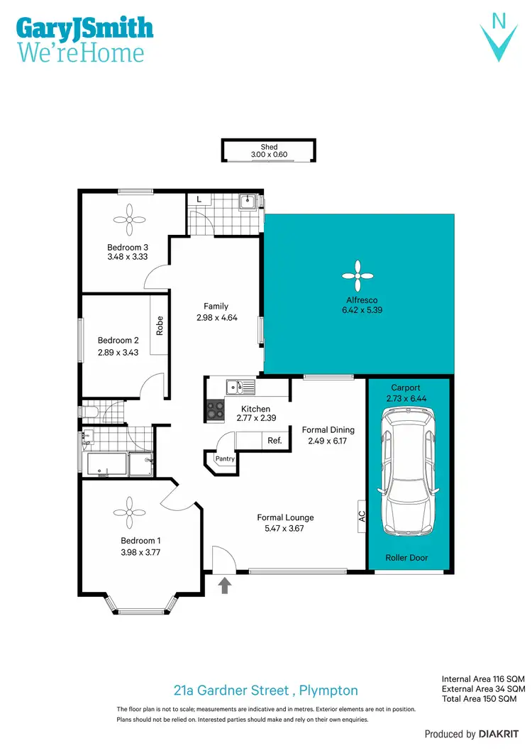 Floorplan of Homely house listing, 21A Gardner Street, Plympton SA 5038