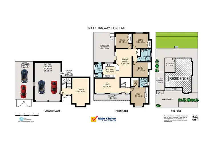 Floorplan of Homely house listing, 12 Collins Way, Flinders NSW 2529