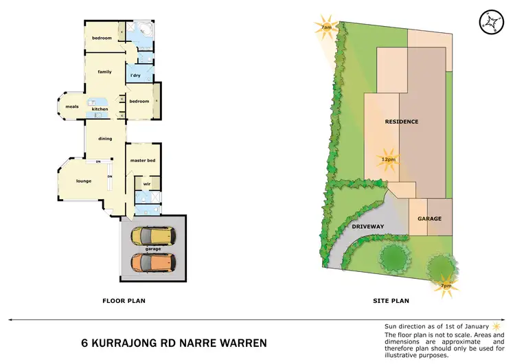 Floorplan of Homely house listing, 6 Kurrajong Road, Narre Warren VIC 3805