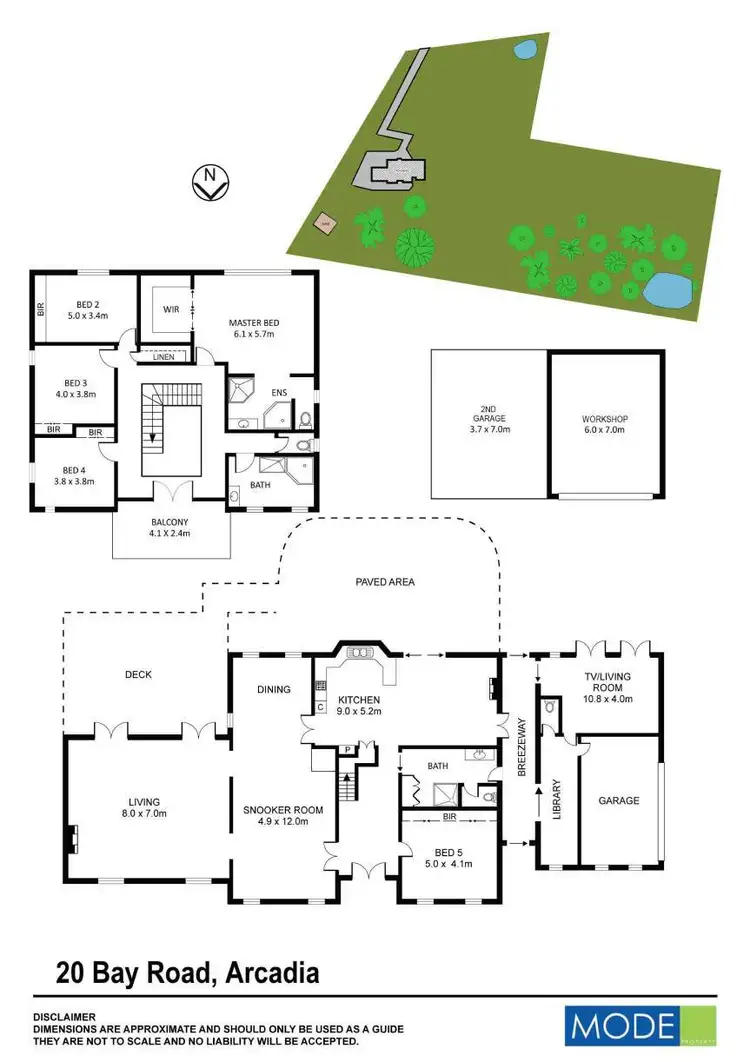 Floorplan of Homely house listing, 20 Bay Road, Arcadia NSW 2159