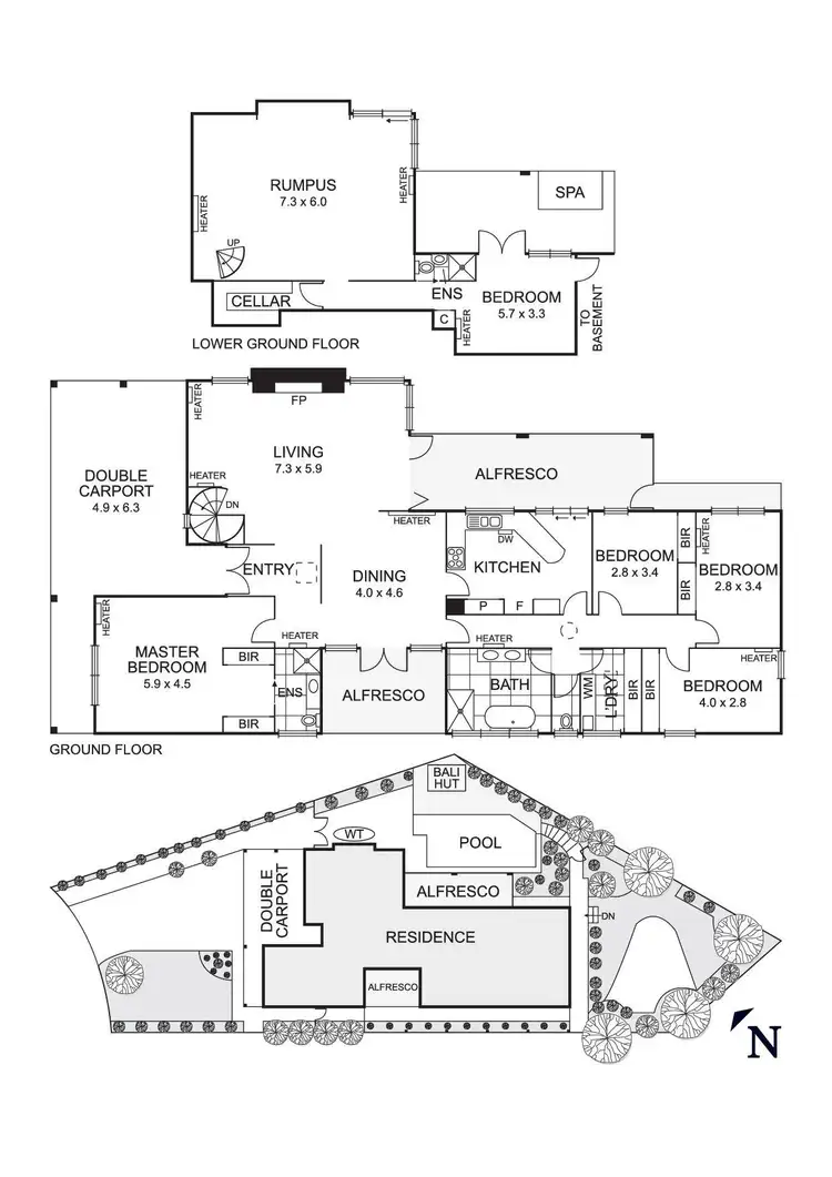 Floorplan of Homely house listing, 18 Ranleigh Rise, Templestowe Lower VIC 3107