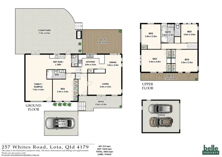 Floorplan of Homely house listing, 257 Whites Road, Lota QLD 4179