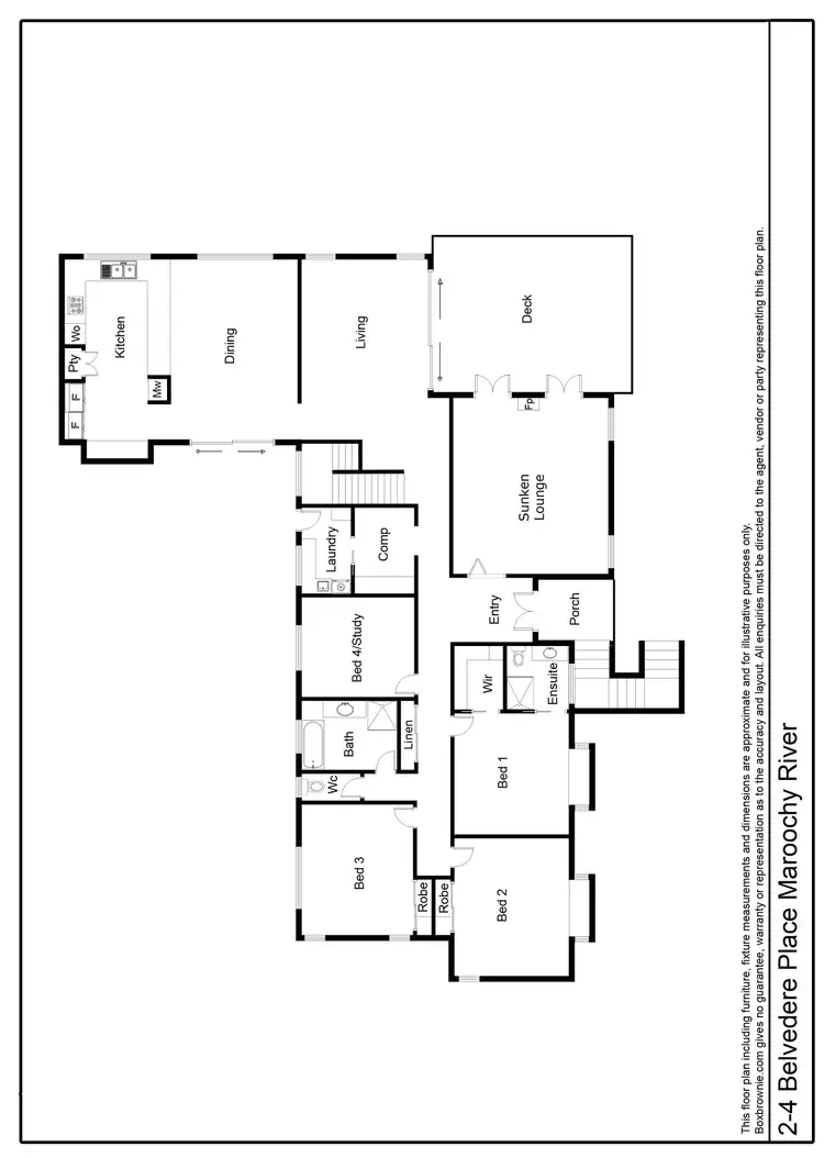 Floorplan of Homely house listing, 2-4 Belvedere Place, Maroochy River QLD 4561