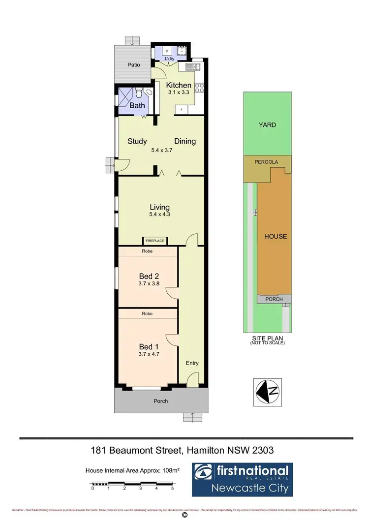 Floorplan of Homely house listing, 181 Beaumont Street, Hamilton NSW 2303