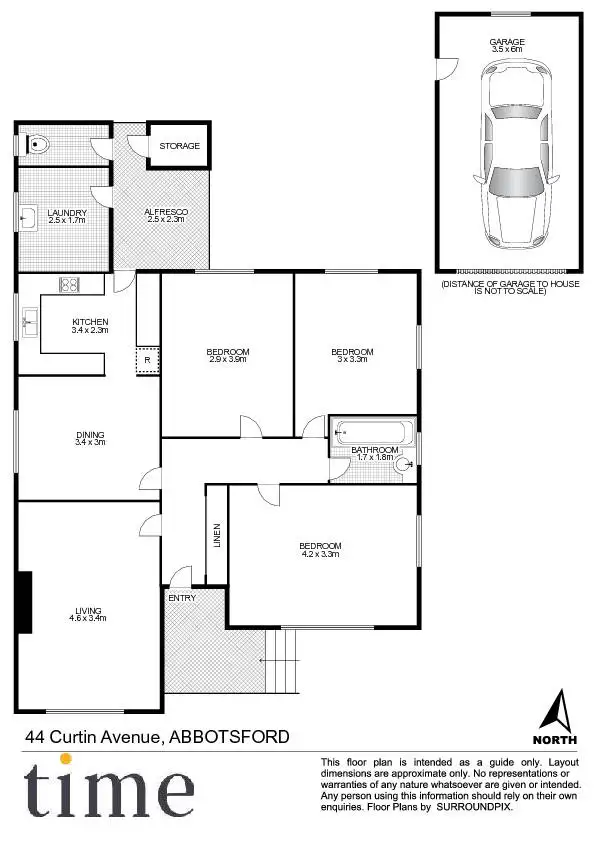 Floorplan of Homely house listing, 44 Curtin Avenue, Abbotsford NSW 2046