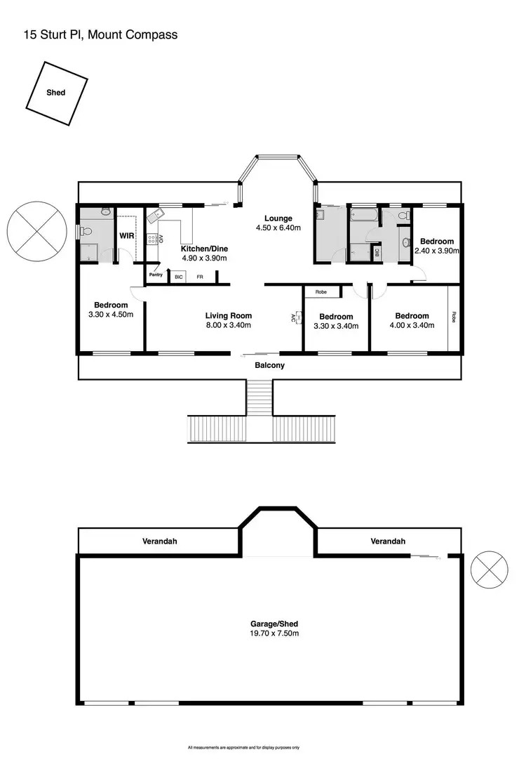 Floorplan of Homely house listing, 15 Sturt Place, Mount Compass SA 5210