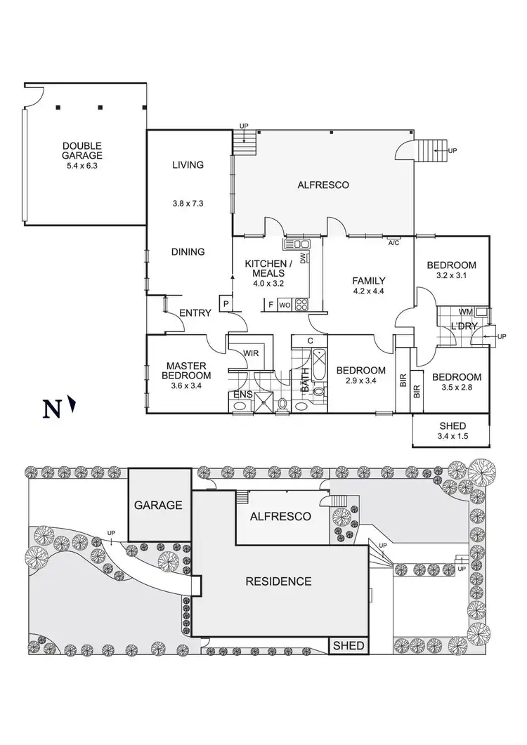 Floorplan of Homely house listing, 53 Botanic Drive, Doncaster VIC 3108