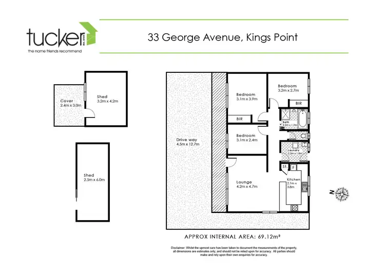 Floorplan of Homely house listing, 33 George Avenue, Kings Point NSW 2539