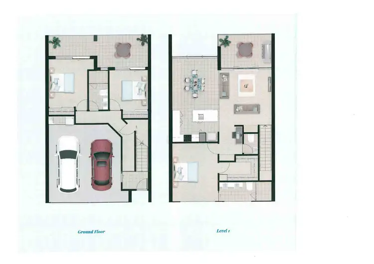 Floorplan of Homely townhouse listing, 87/5033 Emerald Islands Drive, Carrara QLD 4211