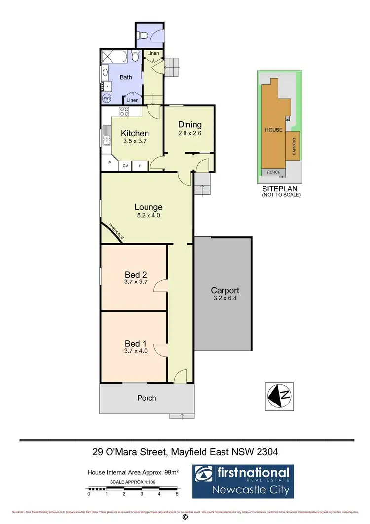 Floorplan of Homely house listing, 29 O'Mara Street, Mayfield East NSW 2304