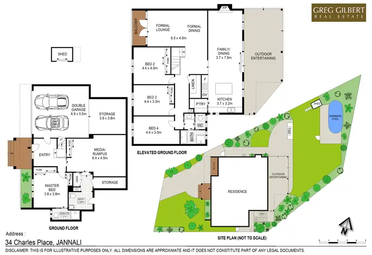 Floorplan of Homely house listing, 34 Charles Place, Jannali NSW 2226