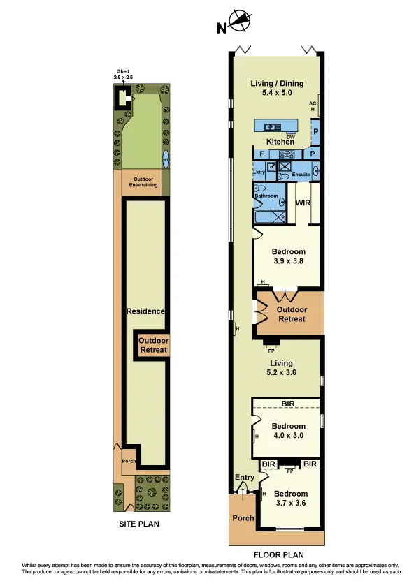 Floorplan of Homely house listing, 101 Gamon Street, Yarraville VIC 3013