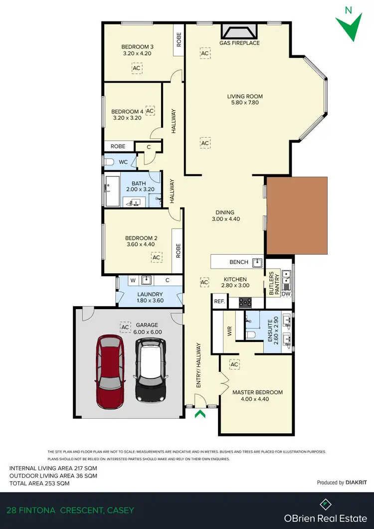 Floorplan of Homely house listing, 28 Fintona Crescent, Cranbourne West VIC 3977