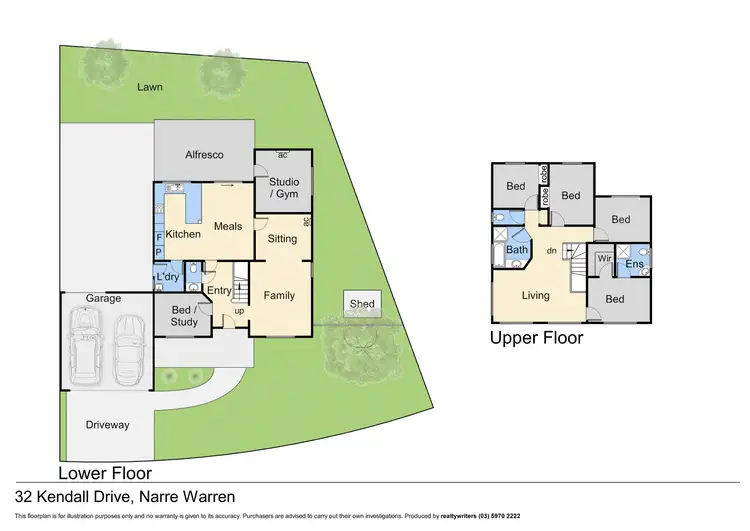 Floorplan of Homely house listing, 32 Kendall Drive, Narre Warren VIC 3805