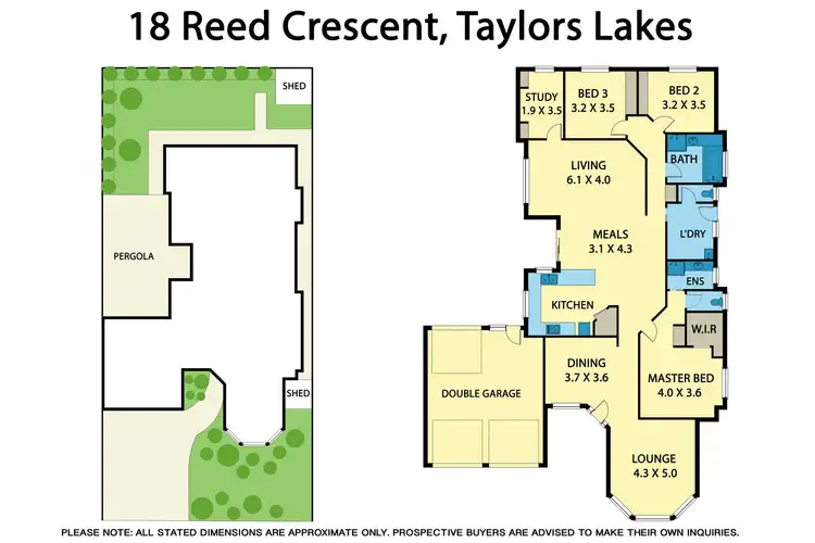 Floorplan of Homely house listing, 18 Reed Crescent, Taylors Lakes VIC 3038