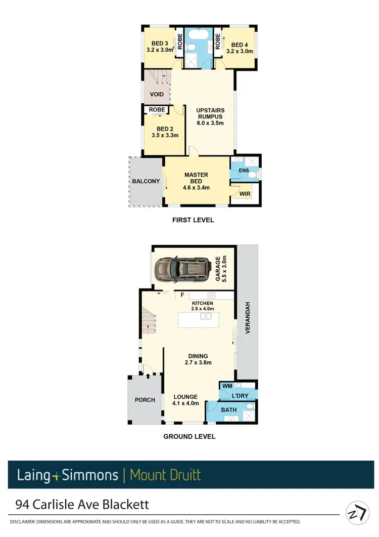 Floorplan of Homely house listing, 94 Carlisle Avenue, Blackett NSW 2770