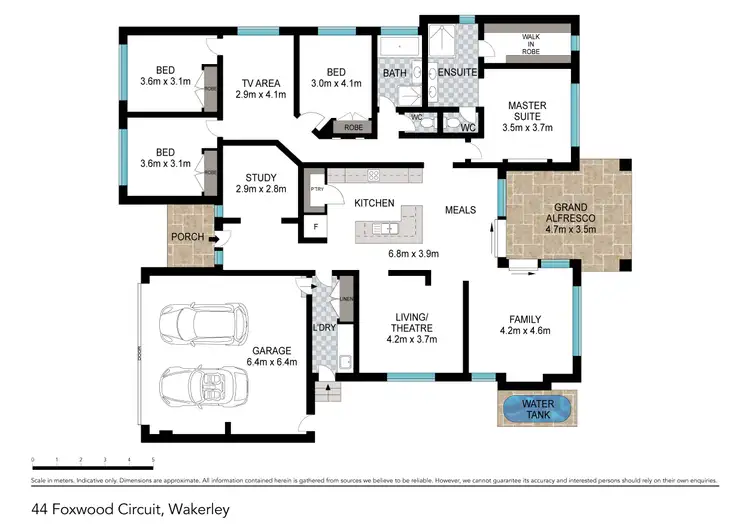 Floorplan of Homely house listing, 44 Foxwood Circuit, Wakerley QLD 4154