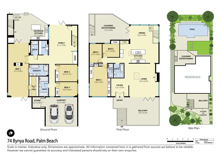Floorplan of Homely house listing, 74 Bynya Road, Palm Beach NSW 2108